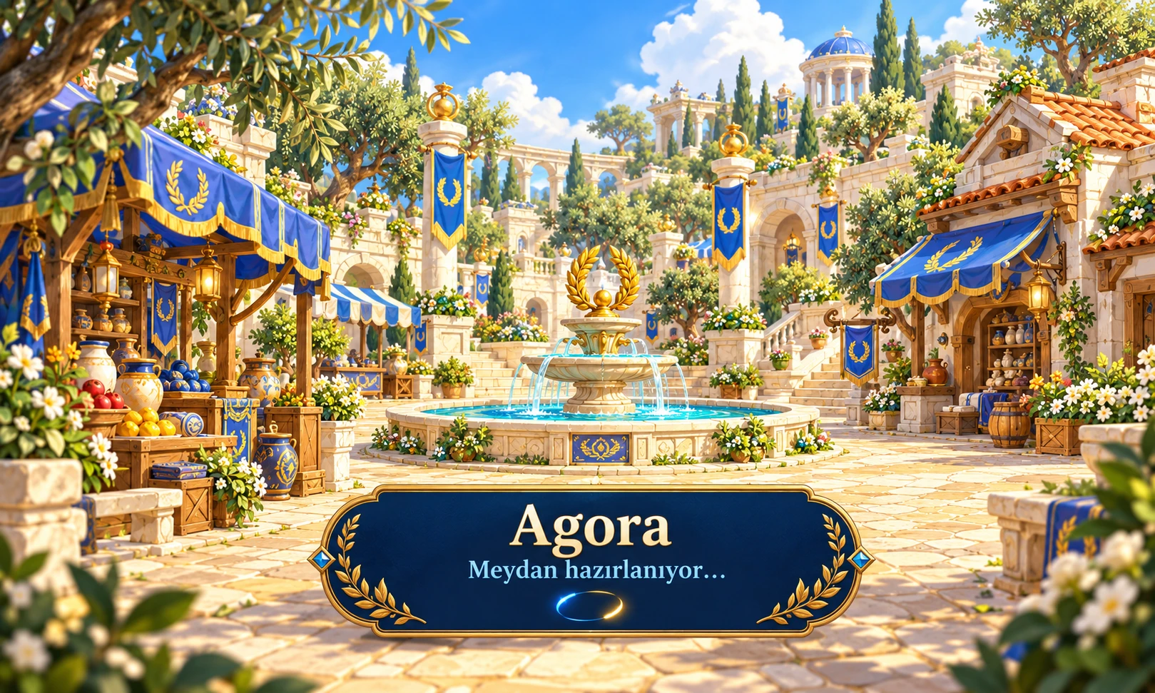 Agora · Meydan açılışı