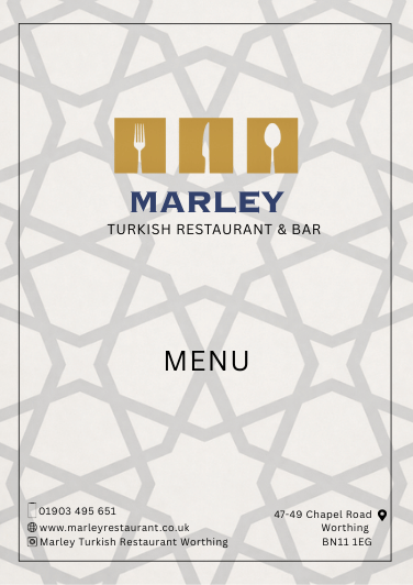 Marley's Restaurant · Menü kapağı