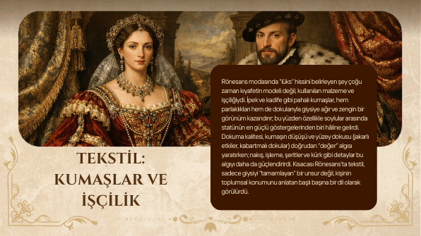 Öğrenci sunumu · Tekstil & moda · Tekstil: kumaşlar ve işçilik