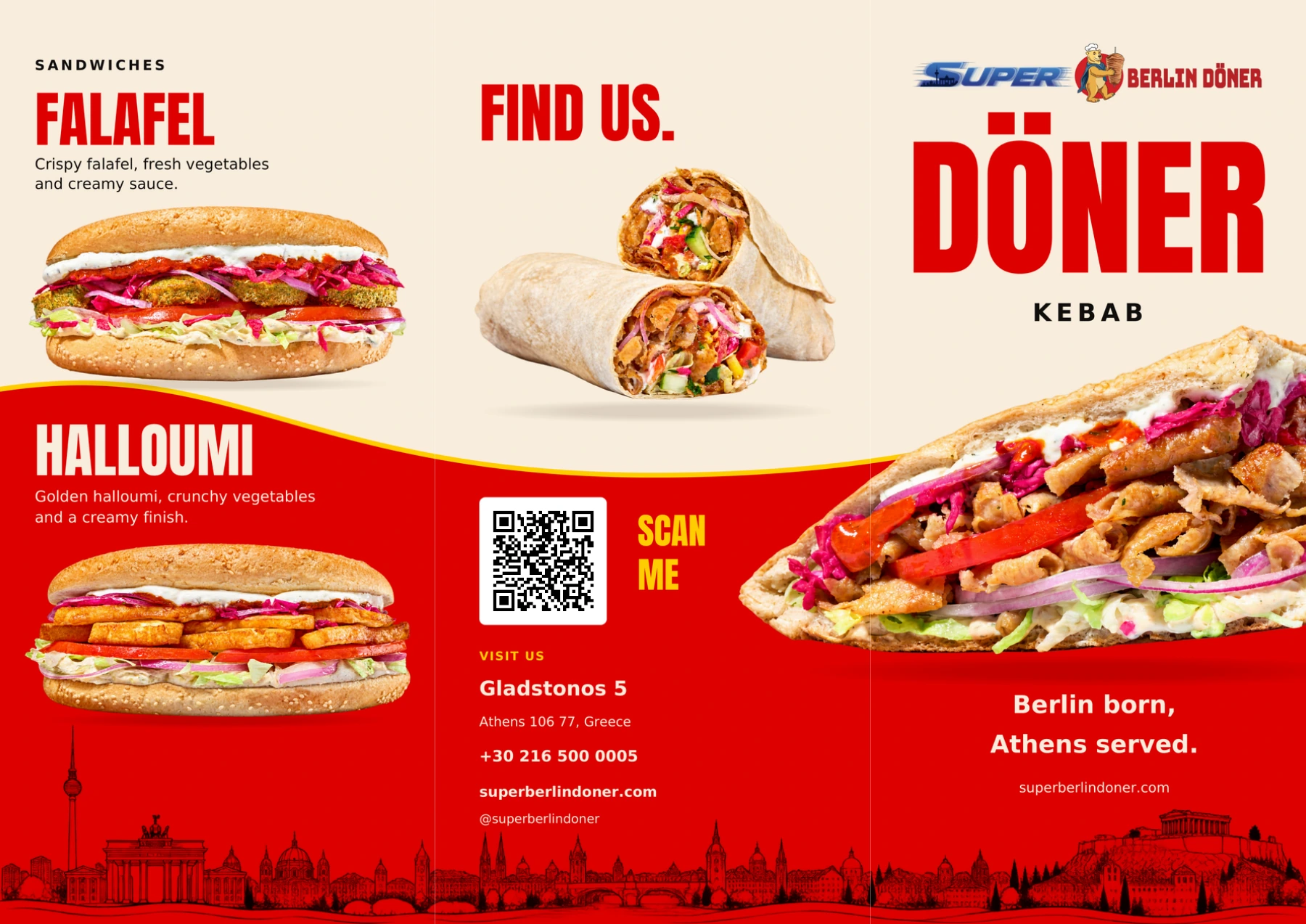 Super Berlin Döner · Dış yüz