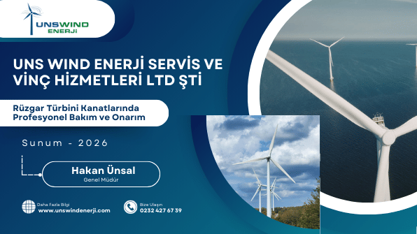 UNS WIND Enerji · Sunum kapağı