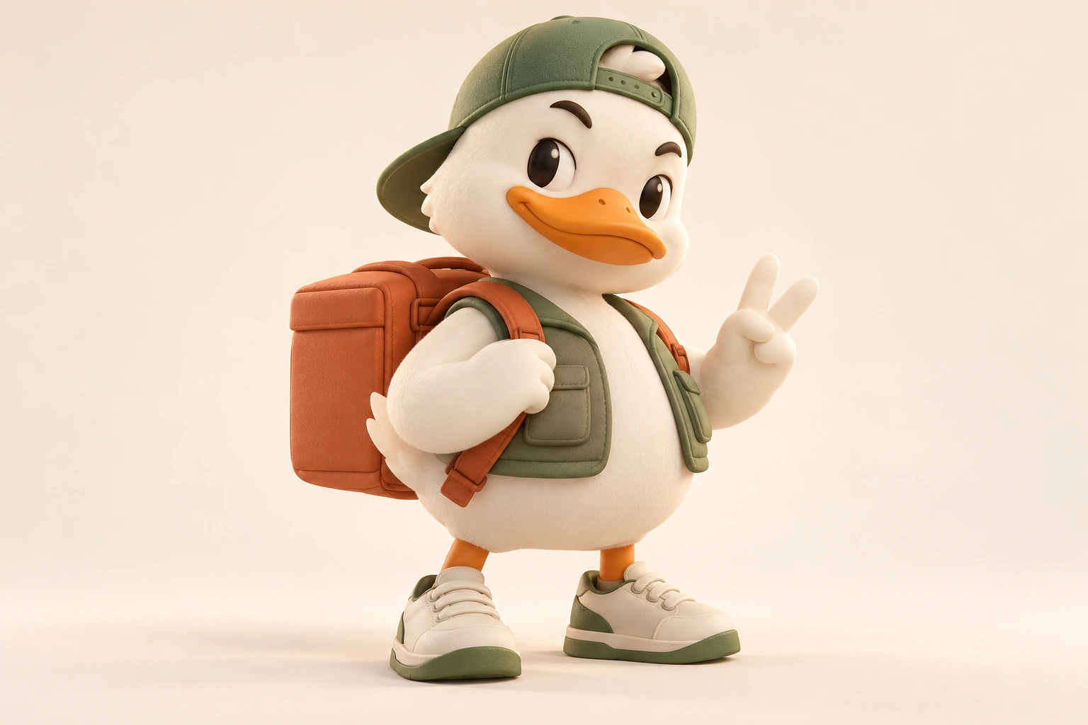Duck Delivery · Renkli figür konsepti