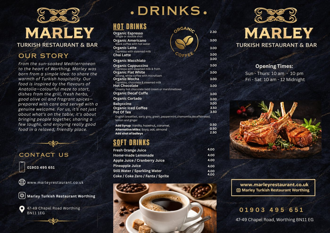 Marley · A3 üç kırımlı broşür