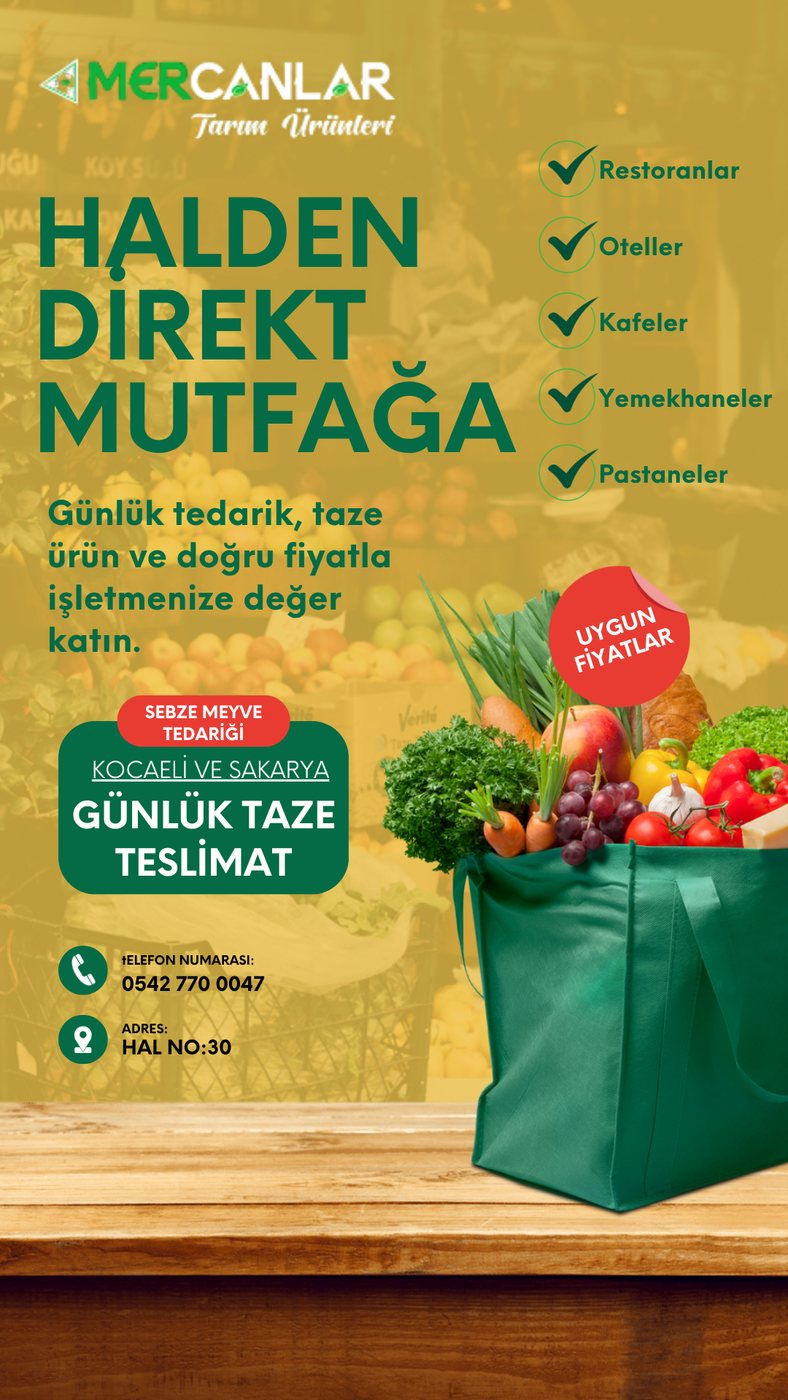 Mercanlar · Halden direkt mutfağa