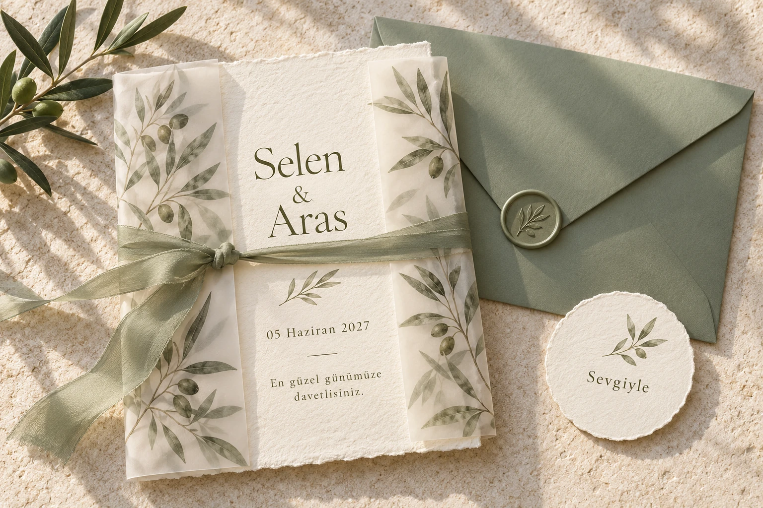 Selen & Aras · Adaçayı ve transparan katmanlar