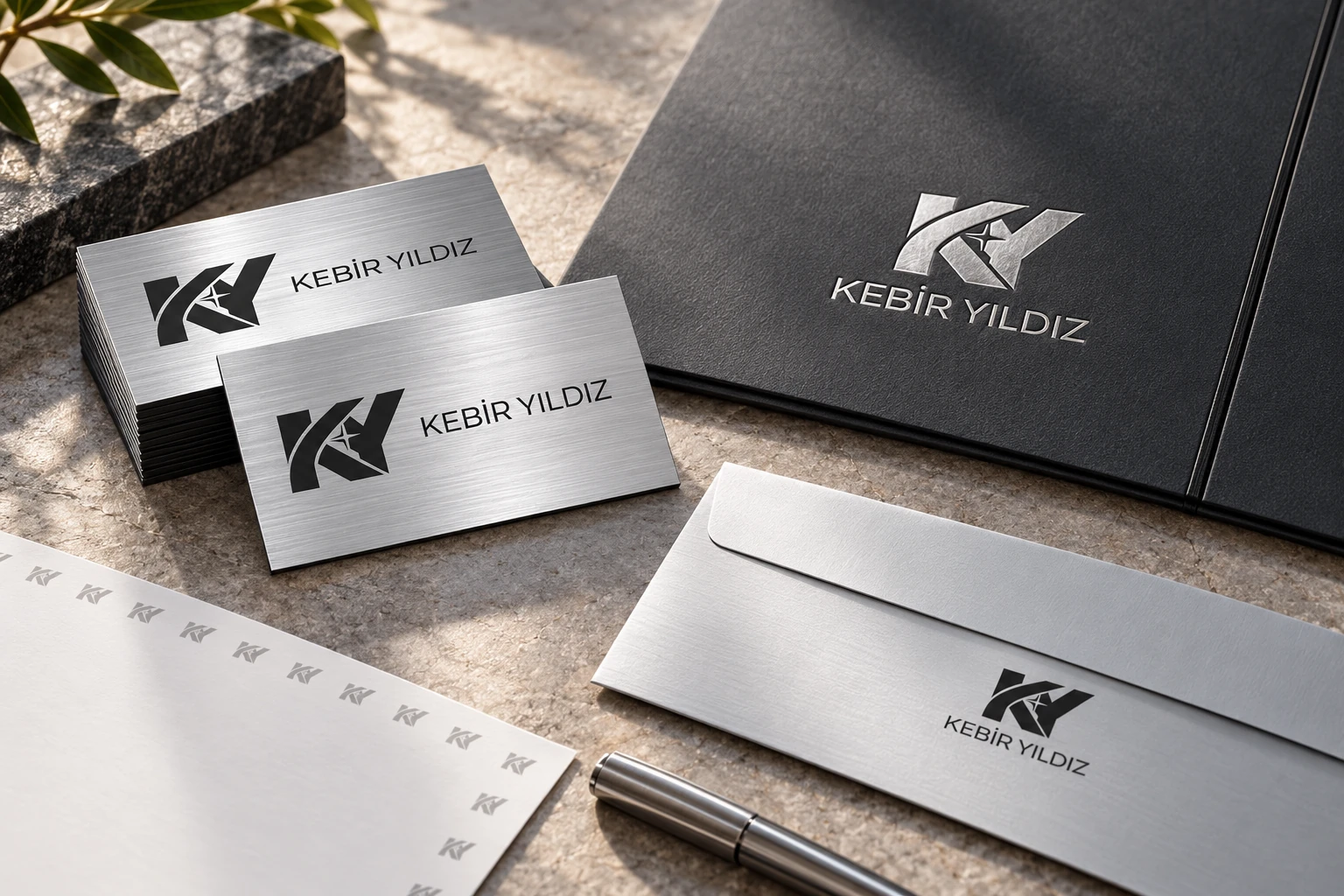 Kebir Yıldız · Kartvizit ve ambalaj uygulamaları