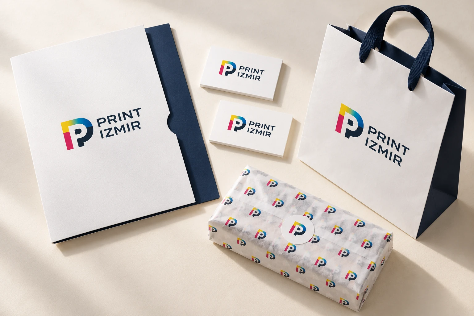 Print İzmir · Kartvizit ve ambalaj uygulamaları